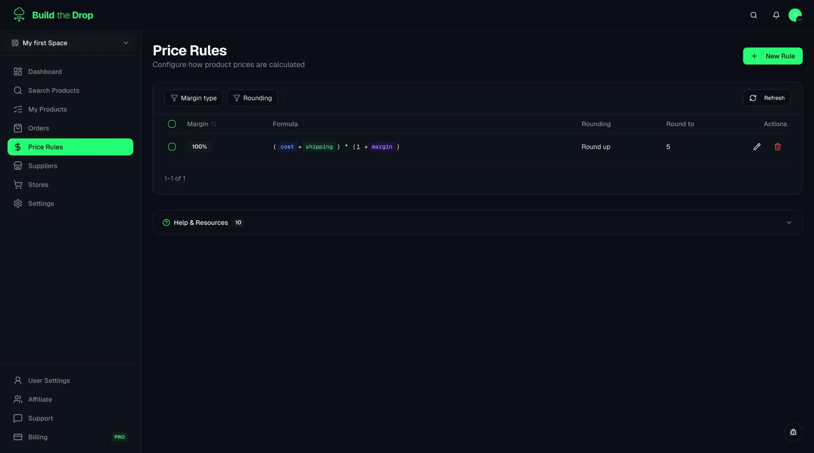Smart Price Rules — 1
